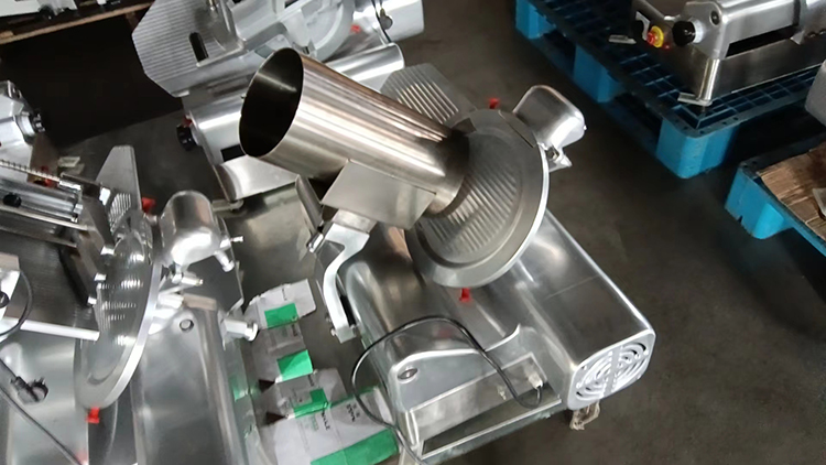 frozen meat slicing machine