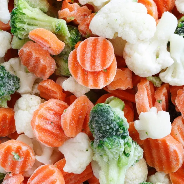 Small capacity frozen vegetable production line