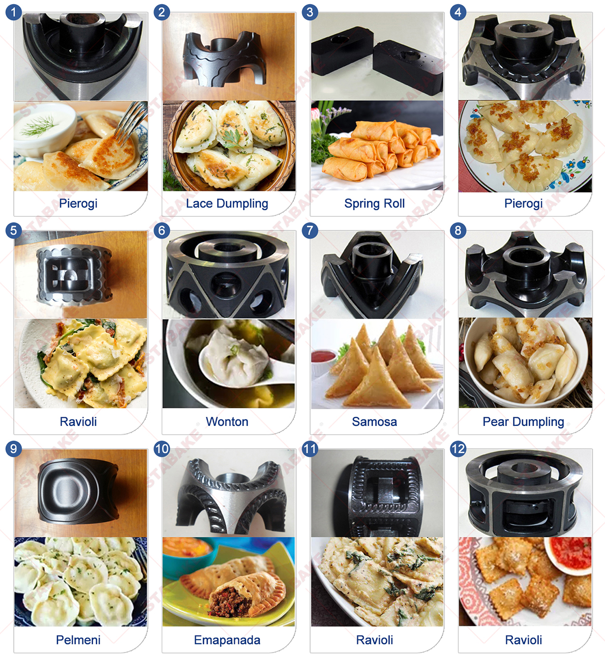JGL80 multifunctional small dumpling samosa emapanada machine 1