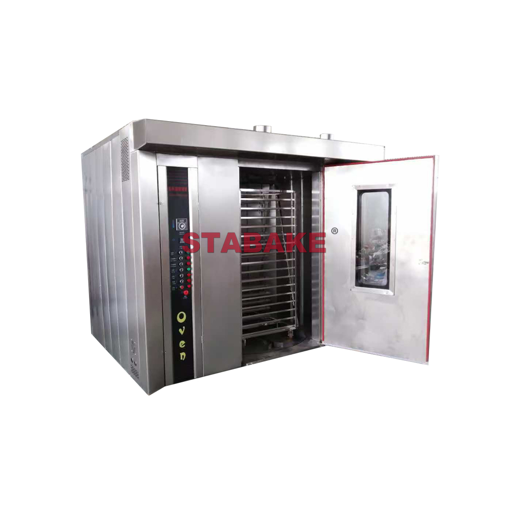 Bakery rotary oven for baking biscuit cookie cake bread 16/ 32/ 64 trays