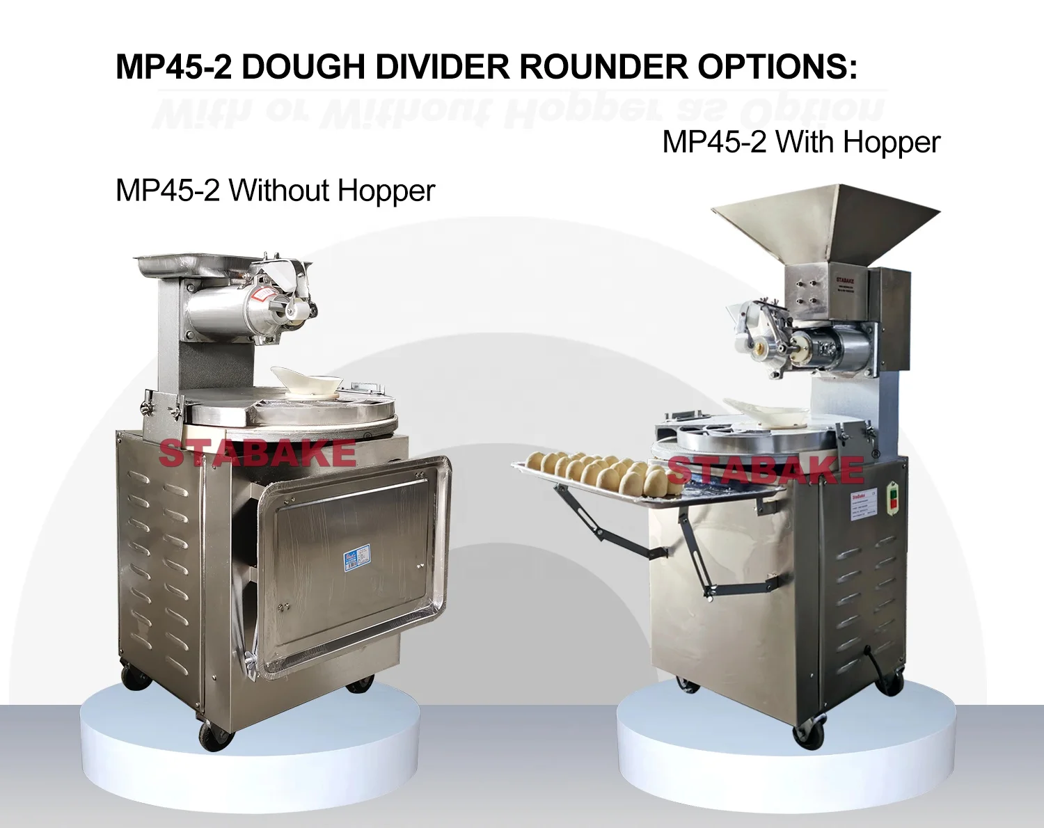 Bakery Machine Hot Sale MP45-2 Dough Divider And Rounder Dough Ball Machine 4