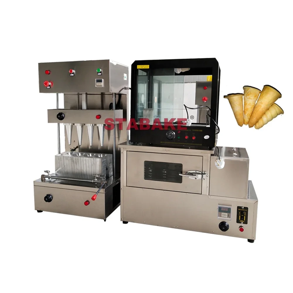Bakery Pizza Cone Making Machine Cone Pizza Maker For Umbrella And Spiral Cone Forming And Baking Oven 1