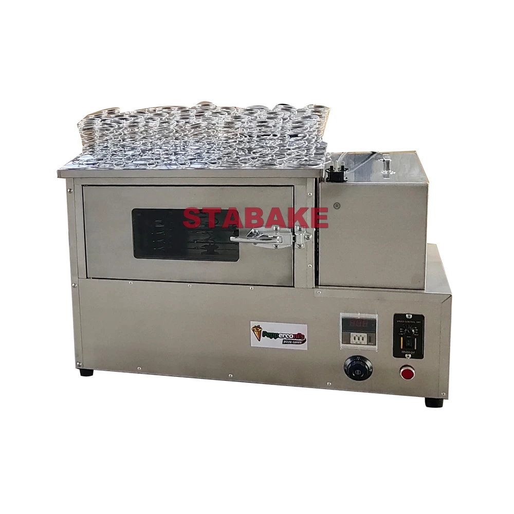 Bakery Pizza Cone Making Machine Cone Pizza Maker For Umbrella And Spiral Cone Forming And Baking Oven 4