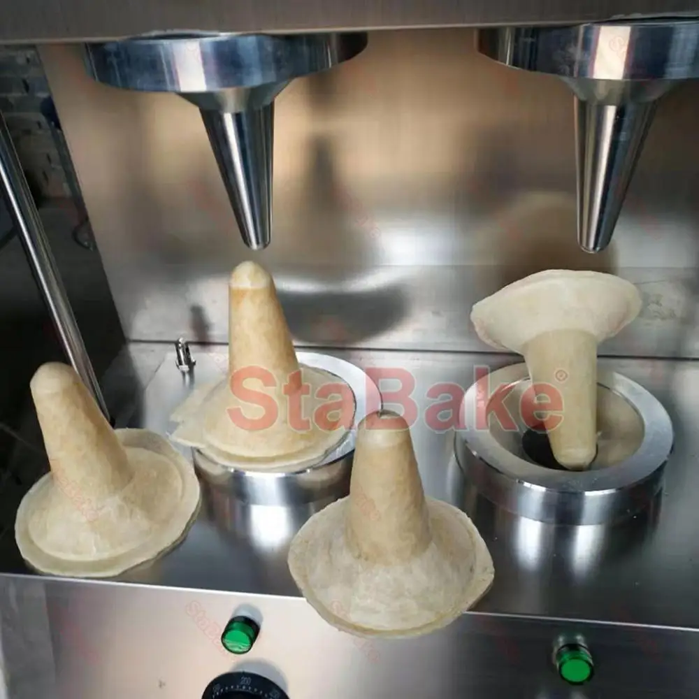 Bakery Pizza Cone Making Machine Cone Pizza Maker For Umbrella And Spiral Cone Forming And Baking Oven 5