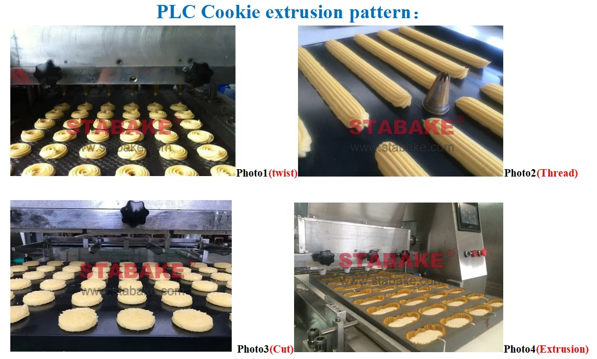 New Design Cookie Cutters Making Machine Deposit And Wire Cut Cookie Machine Snack Machine Food Processing Industry Bakery Shop 7