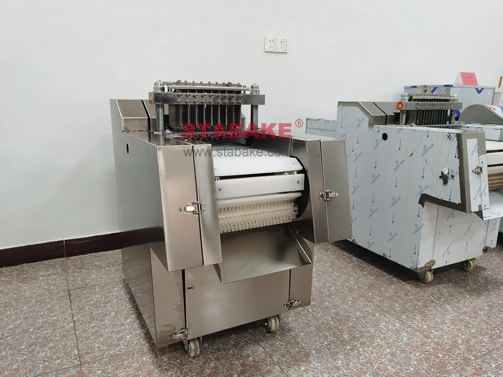 Automatic Chicken Meat Cutting Machine Fish Dicer Beef Meat Cutting Machine 6
