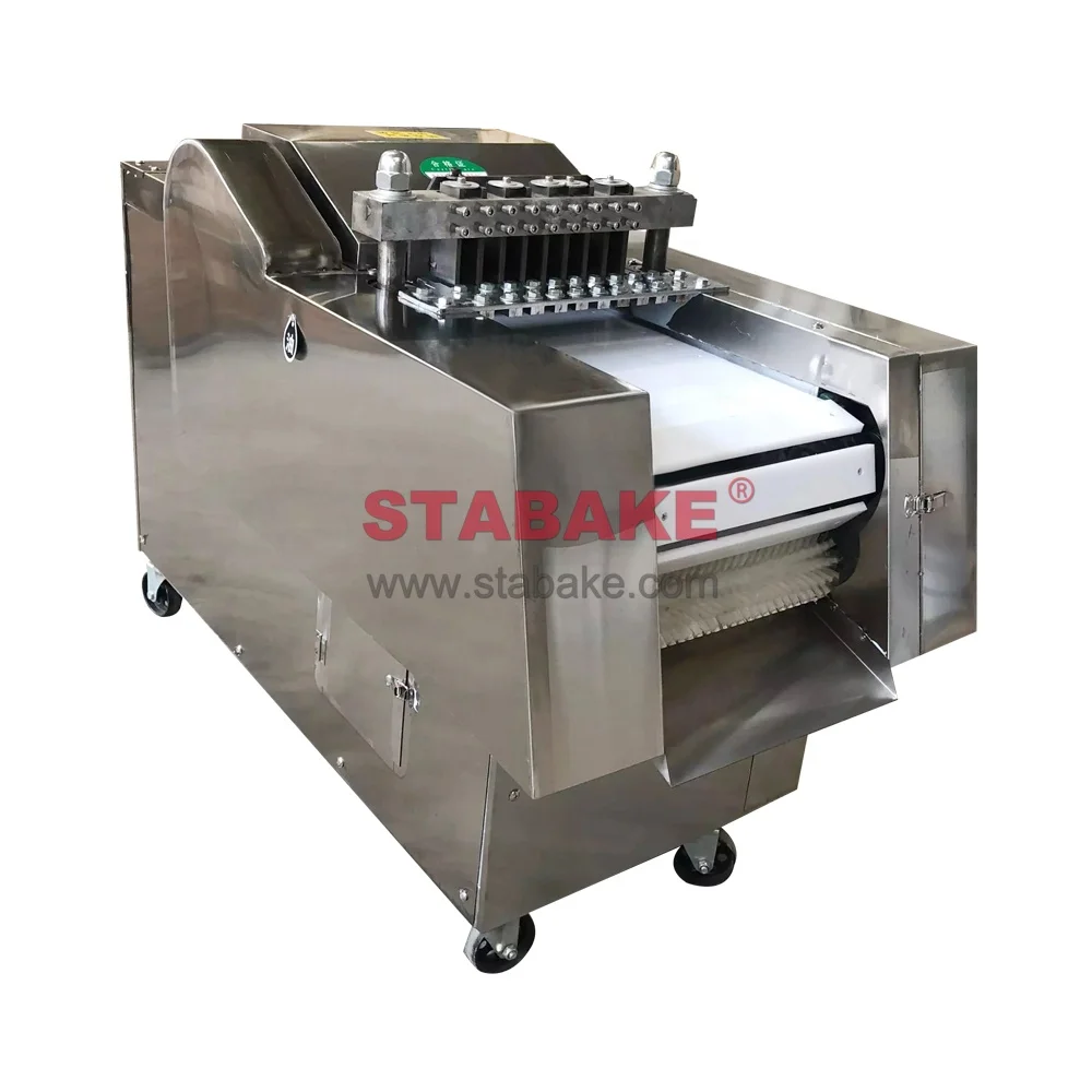 Automatic Chicken Meat Cutting Machine Fish Dicer Beef Meat Cutting Machine