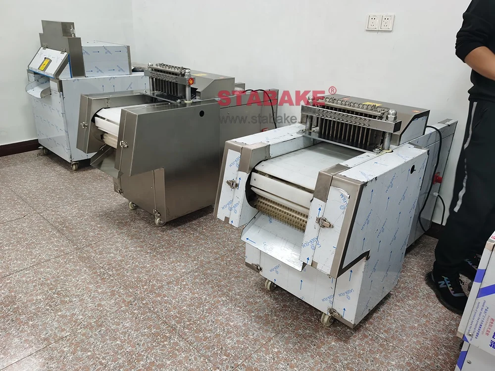 Automatic Chicken Meat Cutting Machine Fish Dicer Beef Meat Cutting Machine 5