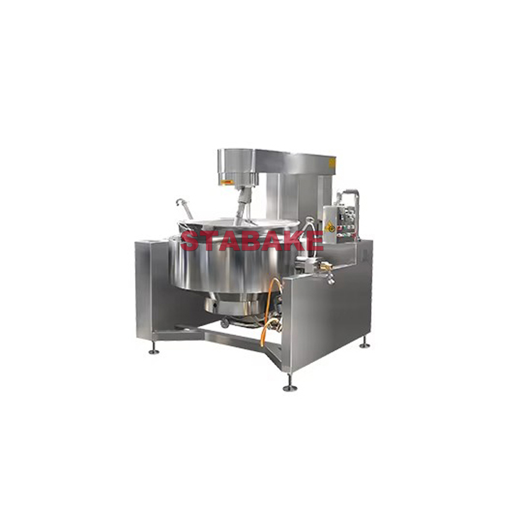 LPG Gas Heating Cooking Mixer Machine for Food Processing